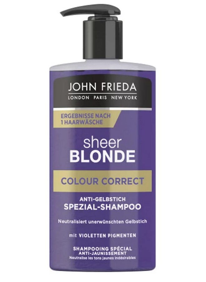 John Frieda - Sheer Blonde Colour Correct Anti-Gelbstich Special-Shampoo 200 Ml - Image 1