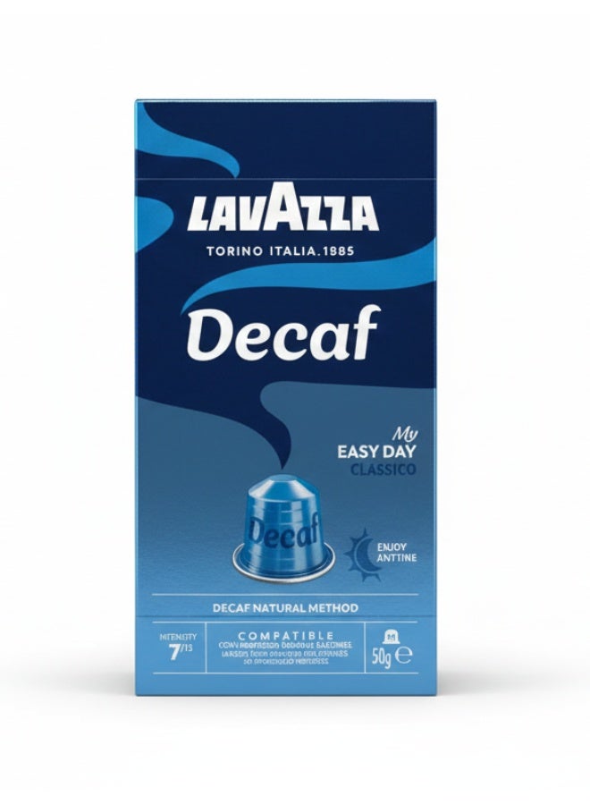 Nespresso Compatible Decafe Easy Day 10 Coffee capsules 58g