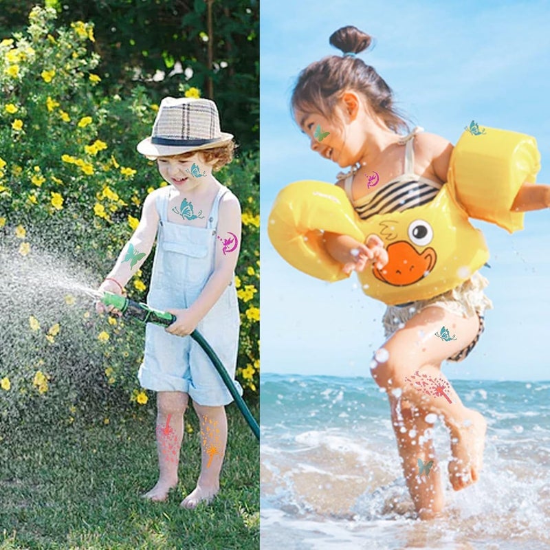 Virtual World Temporary Tattoo Body Markers - 6 Pc Skin & Face Paint Kit - Fun and Safe Art Pens for Teen Girls & Boys - Image 3