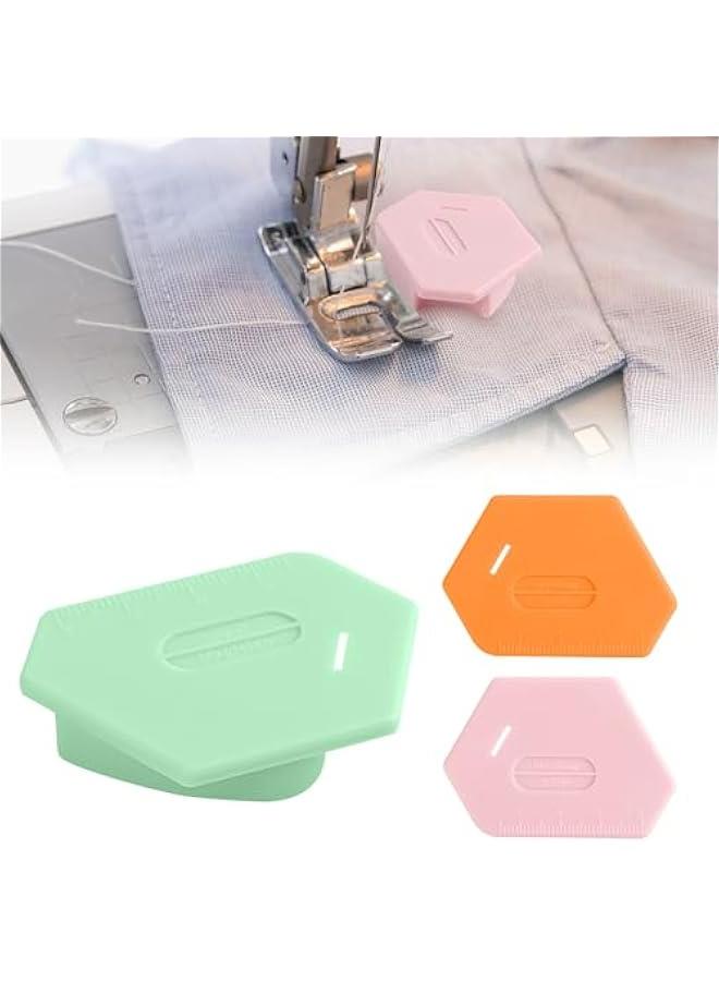 Magnetic Seam Guide for Sewing Machines - Versatile Polygonal Hemmer Guide with Scale, Universal Accessory for Magnet Making Machines (Set of 3) - Image 1