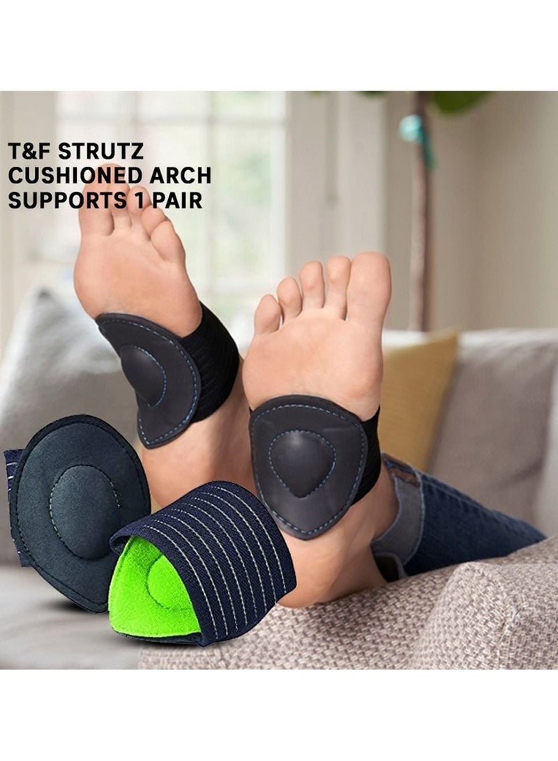 Strutz Foot Arch Support Plantar Fasciitis Heel Pain Aid Foot Feet Cushioned - Image 2