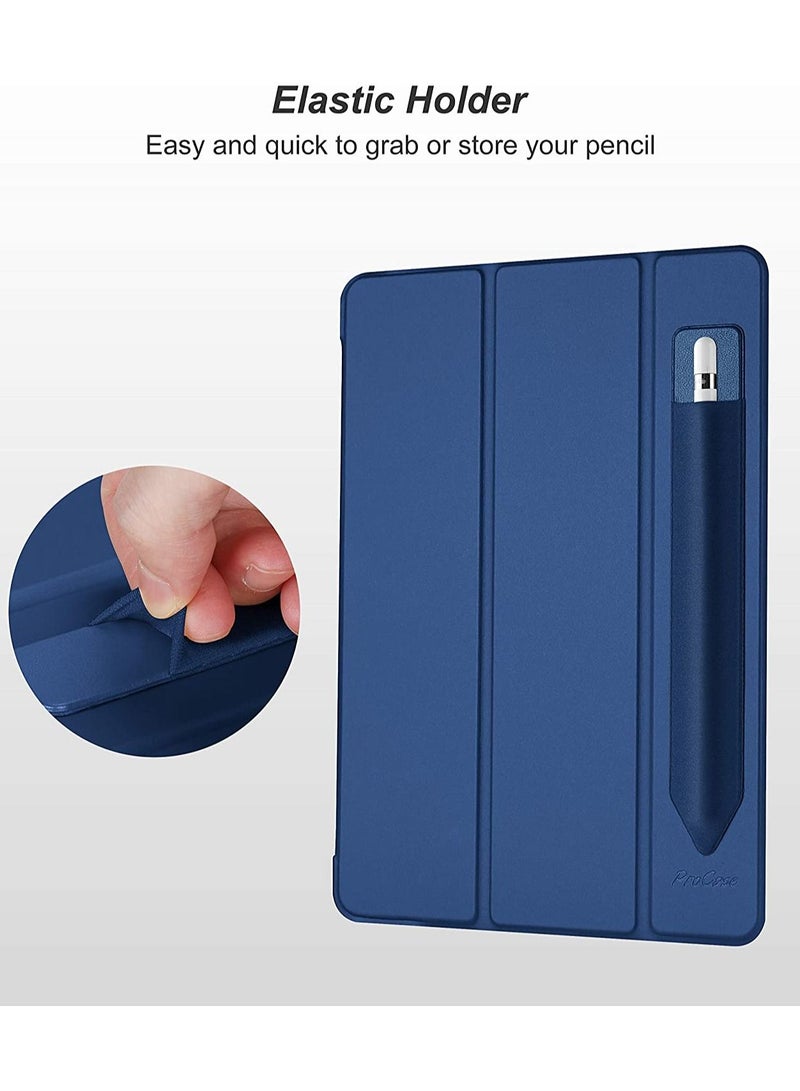 Procases Pencil Holder Sticker for Apple Pencil 1st and 2nd Gen, Elastic Stylus Pocket Pouch Adhesive Stylus Pen Sleeve Attached to Case for Apple Pencil and Other Stylus Pens -Navy - Image 5