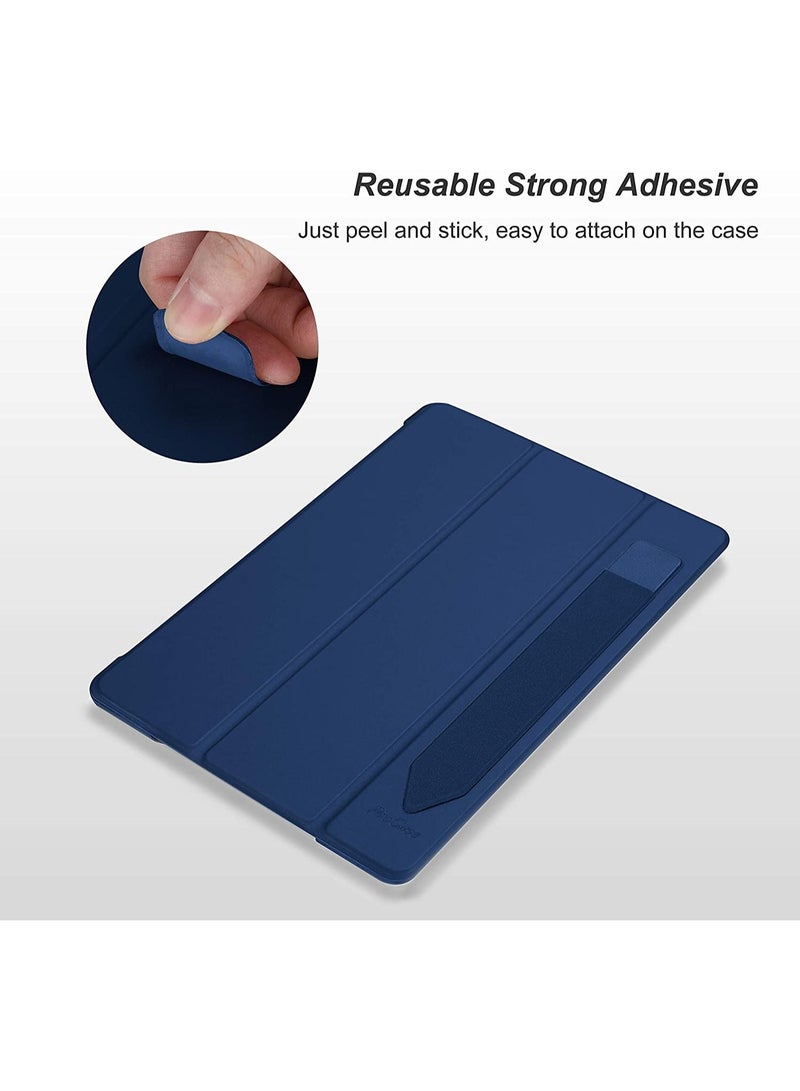 Procases Pencil Holder Sticker for Apple Pencil 1st and 2nd Gen, Elastic Stylus Pocket Pouch Adhesive Stylus Pen Sleeve Attached to Case for Apple Pencil and Other Stylus Pens -Navy - Image 3
