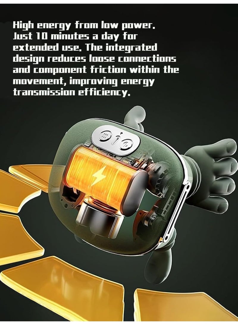 جاجيك ReSomagic Smart Neck & Shoulder Massager – 3PCS Wireless Portable Real Hands Massagers with 3-Speed Adjustable Electric Deep Tissue 4D Kneading Massage, Heat Therapy for Neck, Shoulder, Back & Muscle Pain Relief, Stress Reduction, Rechargeable Comfort Massagers for Men & Women - Image 5