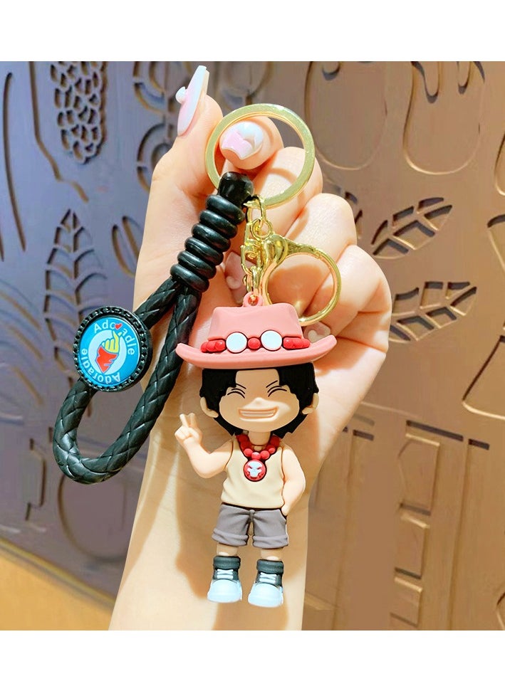 Generic - One Piece Ace Keychain - Image 1