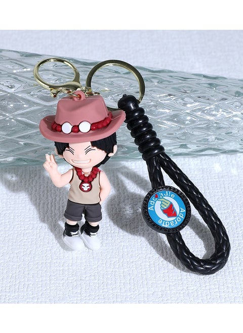One Piece Ace Keychain