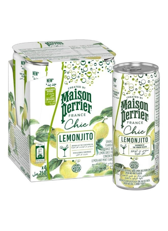 Maison Perrier Chic Lemonjito Slim Can 4 x 250ml  - Image 2