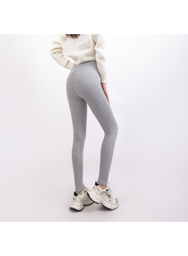 pincai High-Waist Thickened Fleece Leggings, Versatile Basic For Autumn And Winter, Warm, Stretchy, Comfortable, And Suitable For Outer Wear - Image 5