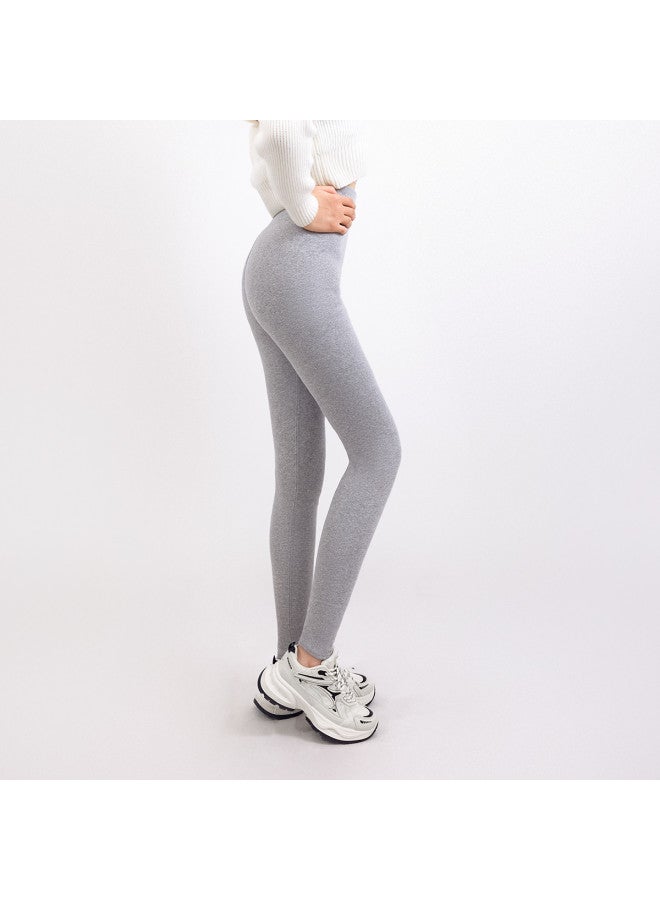 pincai High-Waist Thickened Fleece Leggings, Versatile Basic For Autumn And Winter, Warm, Stretchy, Comfortable, And Suitable For Outer Wear - Image 3
