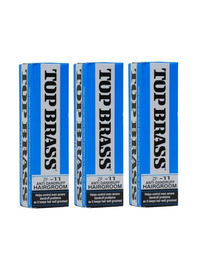Top Brass - Zp11 Anti Dandruff Hair Cream (Creme) (Pack Of 3) - Image 1