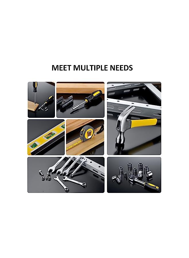 PROMASS promass 108 Piece Tool Set General House hold Hand Tool Kit with Plastic Toolbox Storage Case Used to Car repair And home Repair  - Image 2