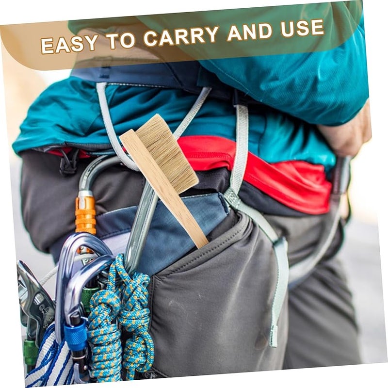 فرشاة طباشير التسلق من هاناباس ذات الشعيرات الناعمة لمسكات تسلق الصخور والمعدات الخارجية خفيفة الوزن وقابلة للحمل - Image 5