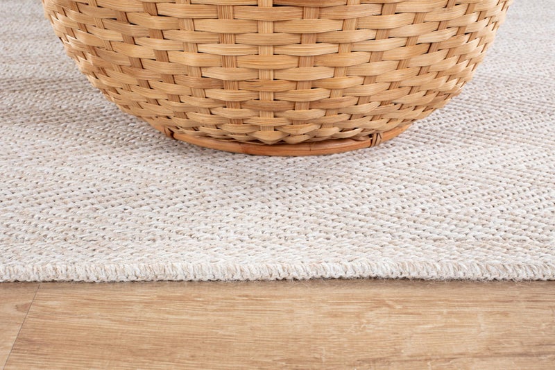 CAMILSON Easy Jute Rug 2x3, Indoor Outdoor Off-White Color Fiber Area Rugs for Bathroom and Kitchen Rug, Herringbone Seagrass Boho Woven Design, Easy-Cleaning, Washable Outside Carpet Alfombras 2 x 3 - Image 3