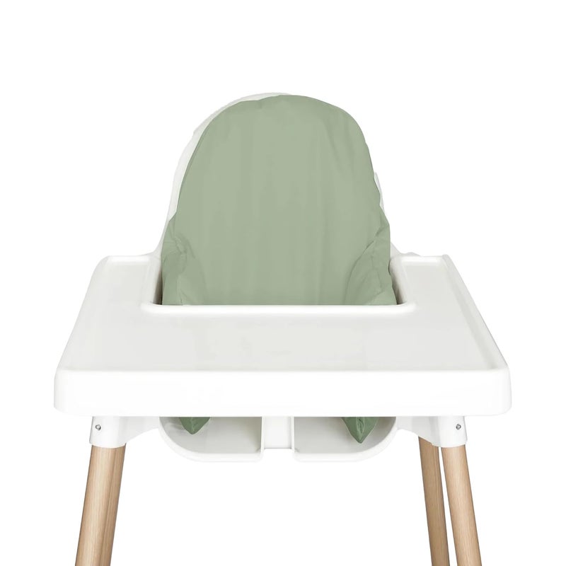 Nibble and Rest Highchair Cushion Cover for Inflatable Cushion Compatible for IKEA Antilop Highchair High Chair Accessories StainProofWashable  Wipeable Cushion Cover Cushion NOT IncludedSage - Image 1