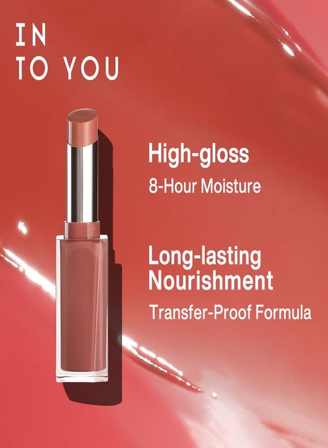 INTO YOU Glow Balm-in Lipstick, Sheer and Hydrating Tinted Lip Stain, Bare-skin Feel and Mirror-like Finish with Long Lasting Lightweight Texture(GL06) - Image 4