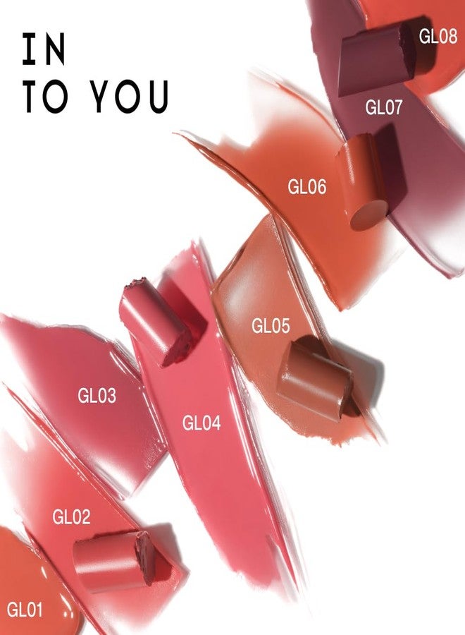 INTO YOU Glow Balm-in Lipstick, Sheer and Hydrating Tinted Lip Stain, Bare-skin Feel and Mirror-like Finish with Long Lasting Lightweight Texture(GL06) - Image 5