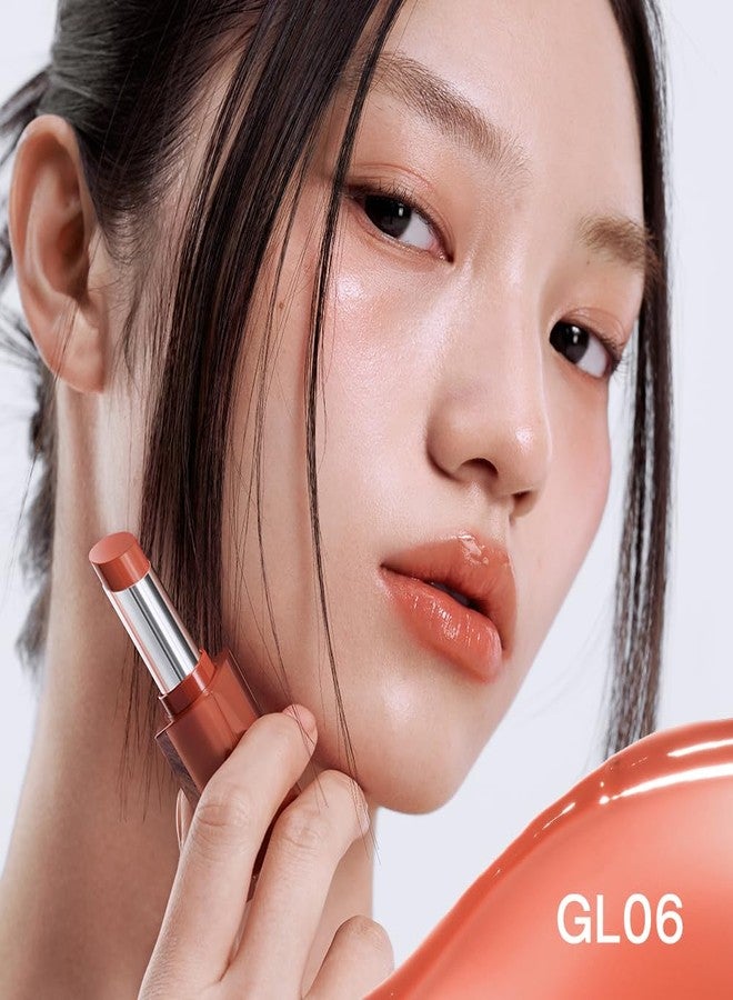 INTO YOU Glow Balm-in Lipstick, Sheer and Hydrating Tinted Lip Stain, Bare-skin Feel and Mirror-like Finish with Long Lasting Lightweight Texture(GL06) - Image 3