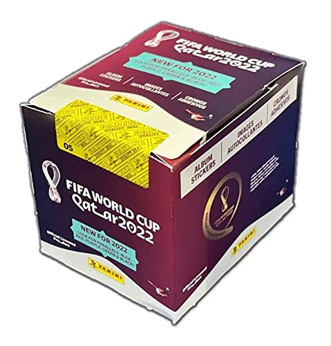 PANINI FIFA WORLD CUP QATAR 2022 STICKER BOX 50 packs x 5 stickers - Image 1