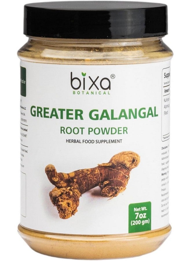 bixa BOTANICAL Greater Galangal Root Powder | Kulinjan/Alpinia Galanga | 200 Grams / 7 OZ | Ayurvedic Herbal Supplement | Gluten Free, Non-GMO, Steam Treated, Vegan, 100% Pure. - Image 1