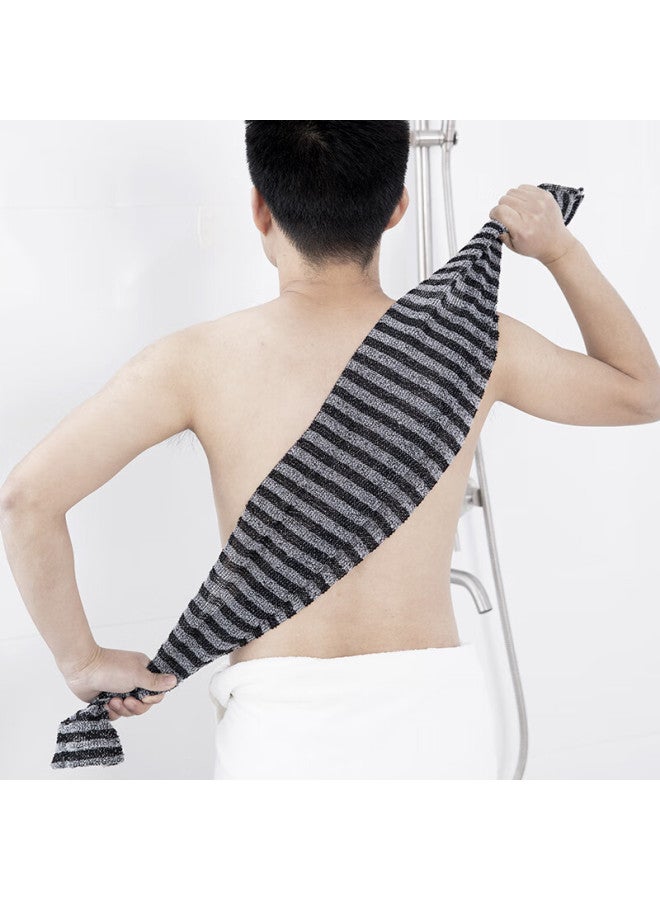 Kinbata Exfoliating Washcloth, Powerful Back Scrubber, Double-sided Exfoliating Towel, Bath Scrubber, Household Mesh Style - Image 2