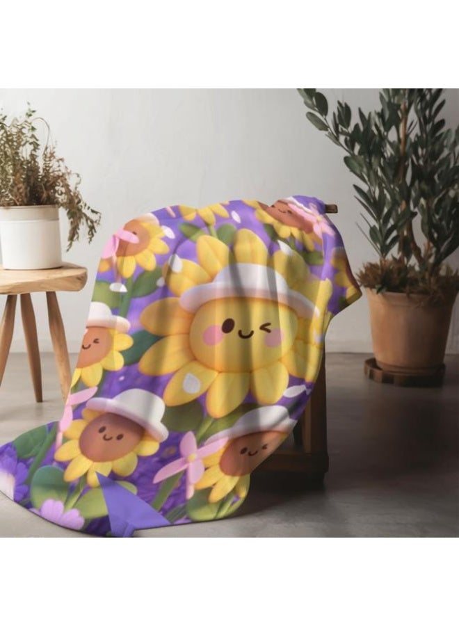 عام Wisdom Fairy (أحدث) بطانية رقيقة من الفانيلا (دافئة ومريحة، ومناسبة للنوم، واستخدام اللعبة، وإزالة الغبار والرمل) 150 سم * 200 سم - 10 - Image 3