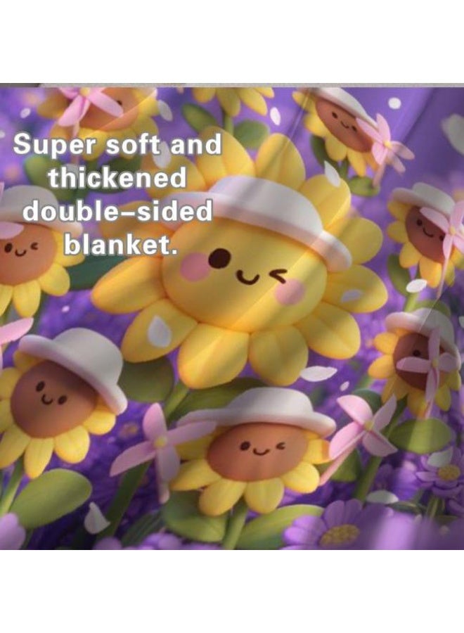 عام Wisdom Fairy (أحدث) بطانية رقيقة من الفانيلا (دافئة ومريحة، ومناسبة للنوم، واستخدام اللعبة، وإزالة الغبار والرمل) 150 سم * 200 سم - 10 - Image 5
