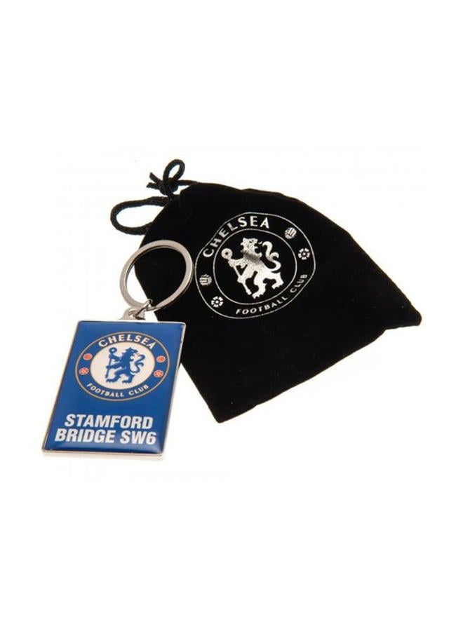 Chelsea RED AMOS 10 COLLECTIBLES Official fc Stamford Bridge Keyring In Velvet Gift Bag limited stock - Image 3