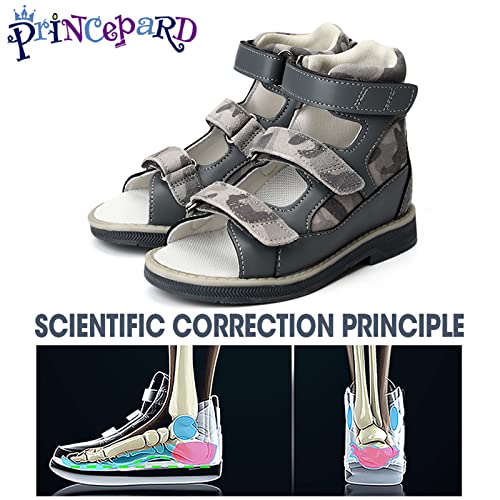 princepard Orthopedic Sandals for Kids,Toddlers Corrective Shoes with High Back and Ankle & Arch Support - Image 3