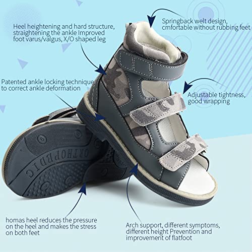 princepard Orthopedic Sandals for Kids,Toddlers Corrective Shoes with High Back and Ankle & Arch Support - Image 5