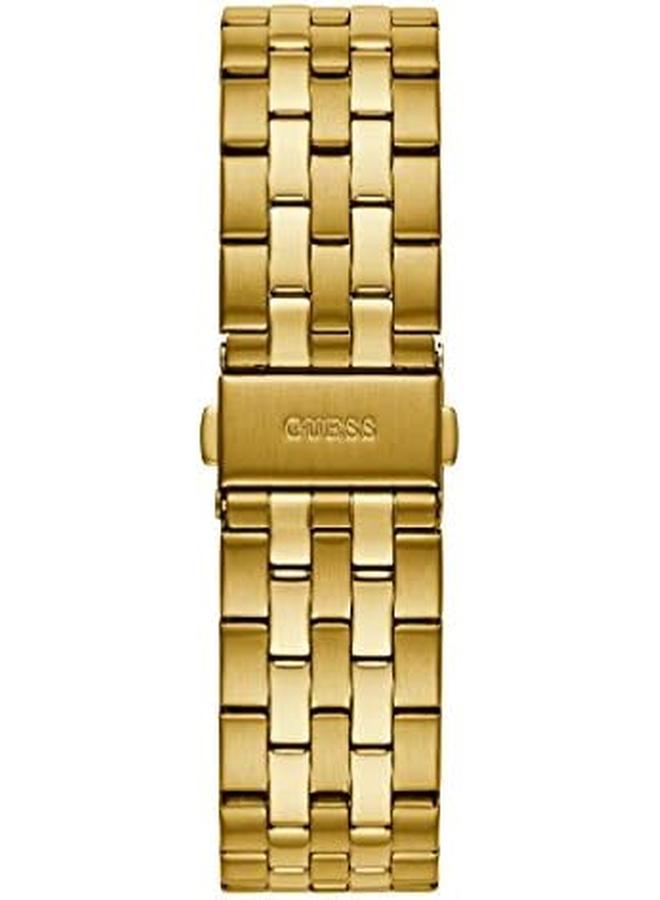 GUESS Gold Tone Plus Black Multifunction Steel Bracelet Watch - Image 2