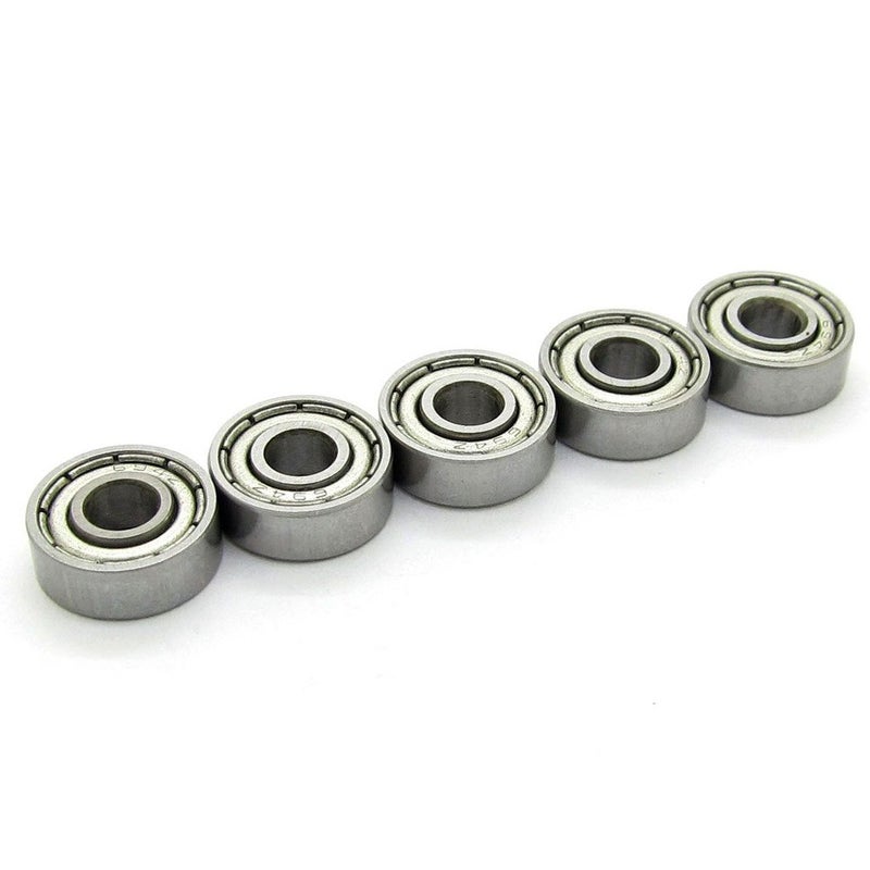 NewZoll 4x11x4 mm Miniature Deep Groove Ball Bearing Steel Skateboard Bearings 694ZZ 694Z 6194 10 PCS Skateboard Bearings  - Image 1