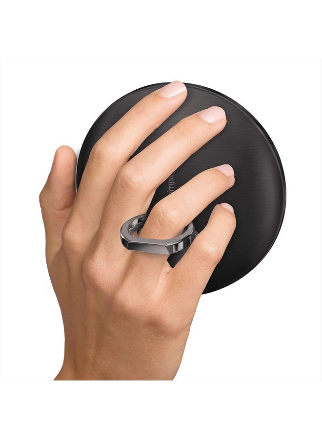 Sensor Mirror Compact, 3X Magnification, Black Stainless Steel