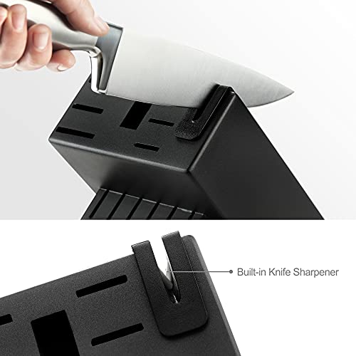 McCook® Knife Sets,German Stainless Steel Kitchen Knives Block Set with Built-in Sharpener - Image 3