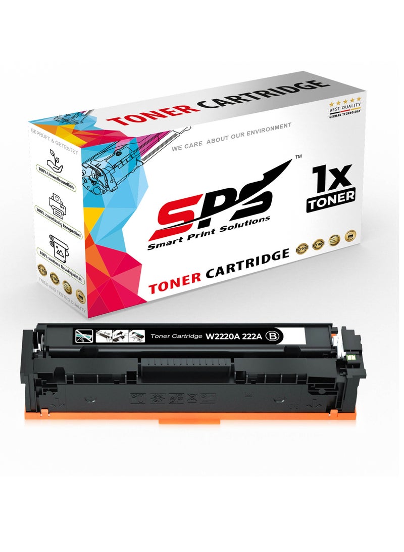 Smart Print Solutions SPS Compatible Toner Cartridges for HP | W2220A 222A | 1x Black | Yield upto 1,200 Pages - Image 1