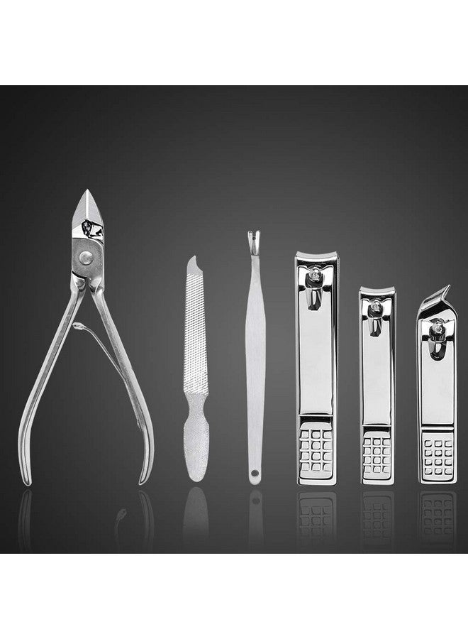 Yougai Nail Clippers Set Fingernail and Toenail Clipper Cutters, Manicure Pedicure Kit -18 Pieces Stainless Steel Professional Grooming Kits, Nail Care Tools with Luxurious Travel Case - Image 2