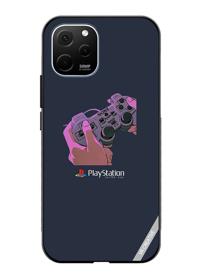 VR CREATIVE Protective Case Cover For Huawei Enjoy 50z Playstation Design Multicolour - Image 1