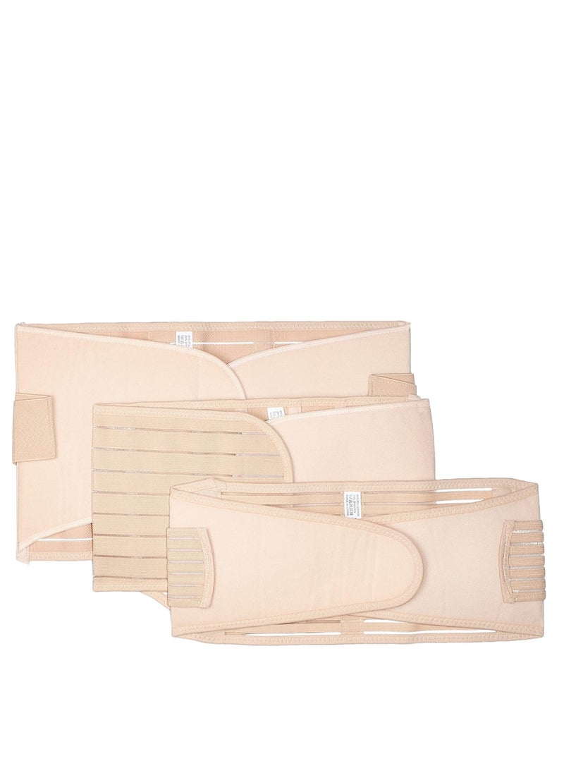 Generic 3 in 1 Postpartum Girdle Support Recovery Belly Band Corset Wrap Body Shaper for After Birth Postnatal C-Section Waist Pelvis Shapewear Wrap Girdle Support Band Belt Body Shaper XL  - Image 2