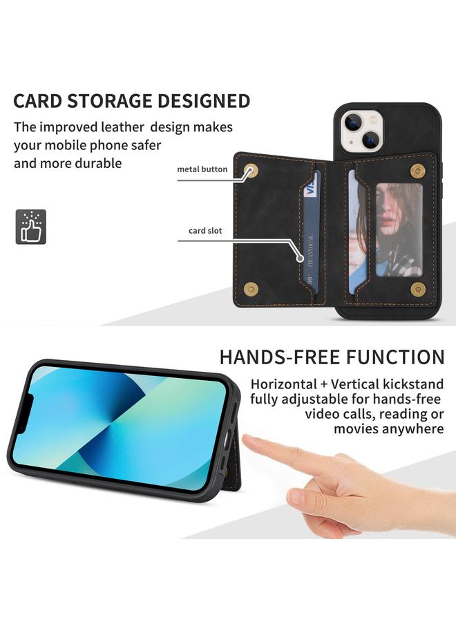 زبون حافظة لهاتف iPhone 13 mini Line حامل بطاقة الهاتف - Image 3