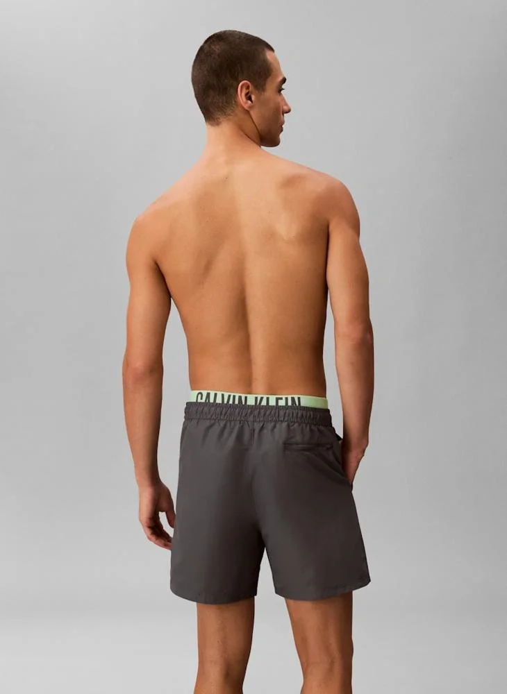 كالفن كلاين Double Waistband Swim Shorts