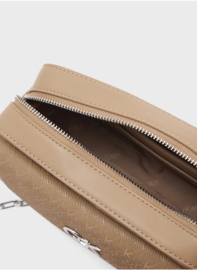 CALVIN KLEIN Logo Packet Detail Crossbody