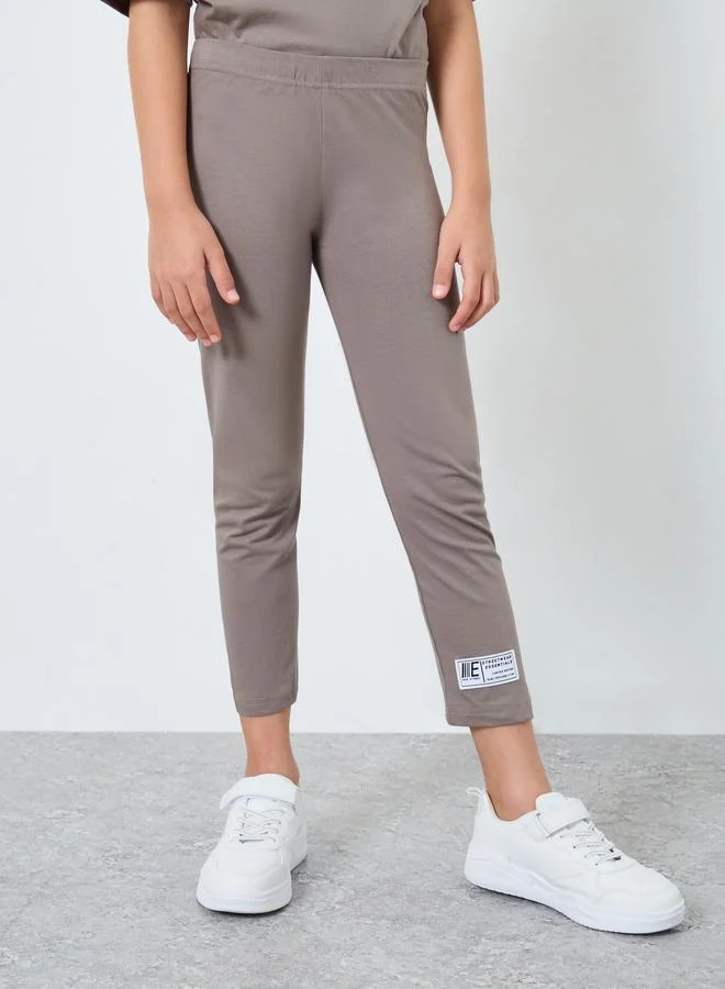 Styli Solid Oversized T-Shirt and Leggings Set