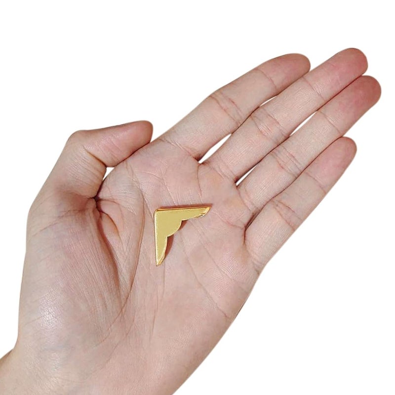 Uxcell Metal Book Corner Protectors Edge Cover Guard 22 X 22 X 6Mm Gold Tone 30Pcs - Image 5