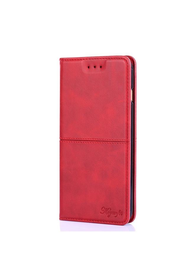 اس-توب جراب لهاتف OnePlus Ace Pro 5G جراب هاتف جلدي مغناطيسي أفقي قابل للطي من نسيج البقر - Image 2