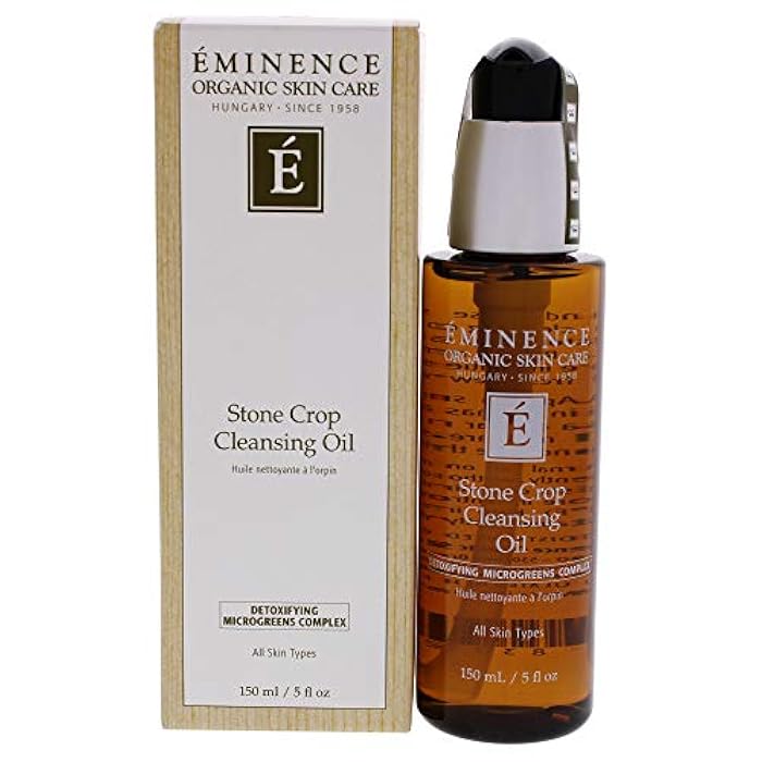 Eminence Organic Skincare Stone Crop Cleansing Oil, Multi, Unscented, 5 Fl Oz - Image 1