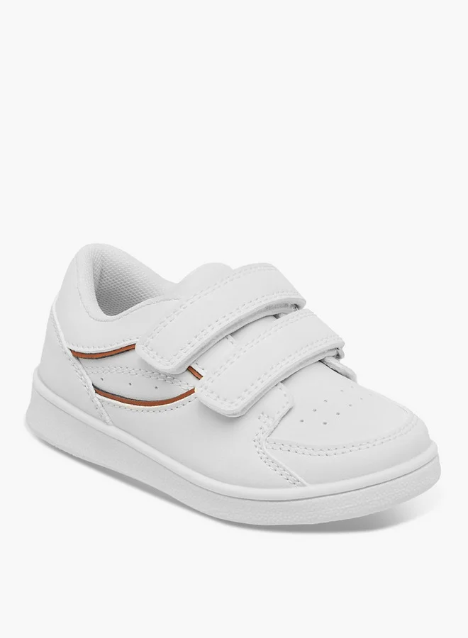 بيرفيت Panelled Sneakers with Hook and Loop Closure