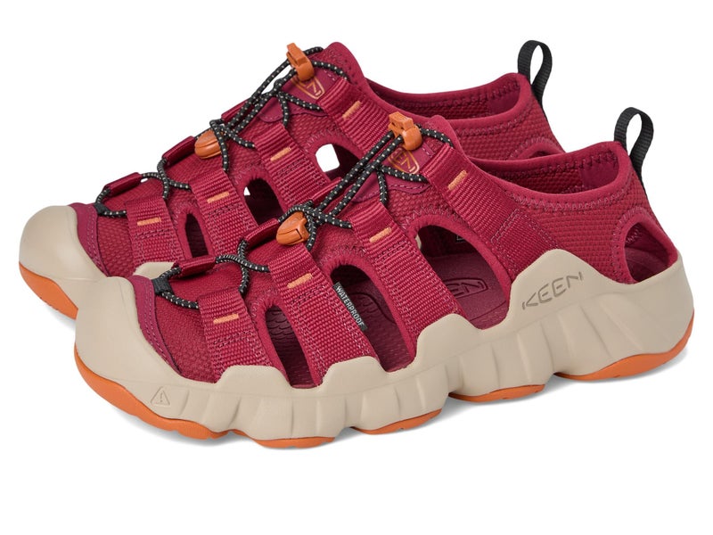 KEEN Mens Hyperport H2 Breathable Easy On Comfortable Hiking and Water Sandals Tibetan RedGold Flame 12