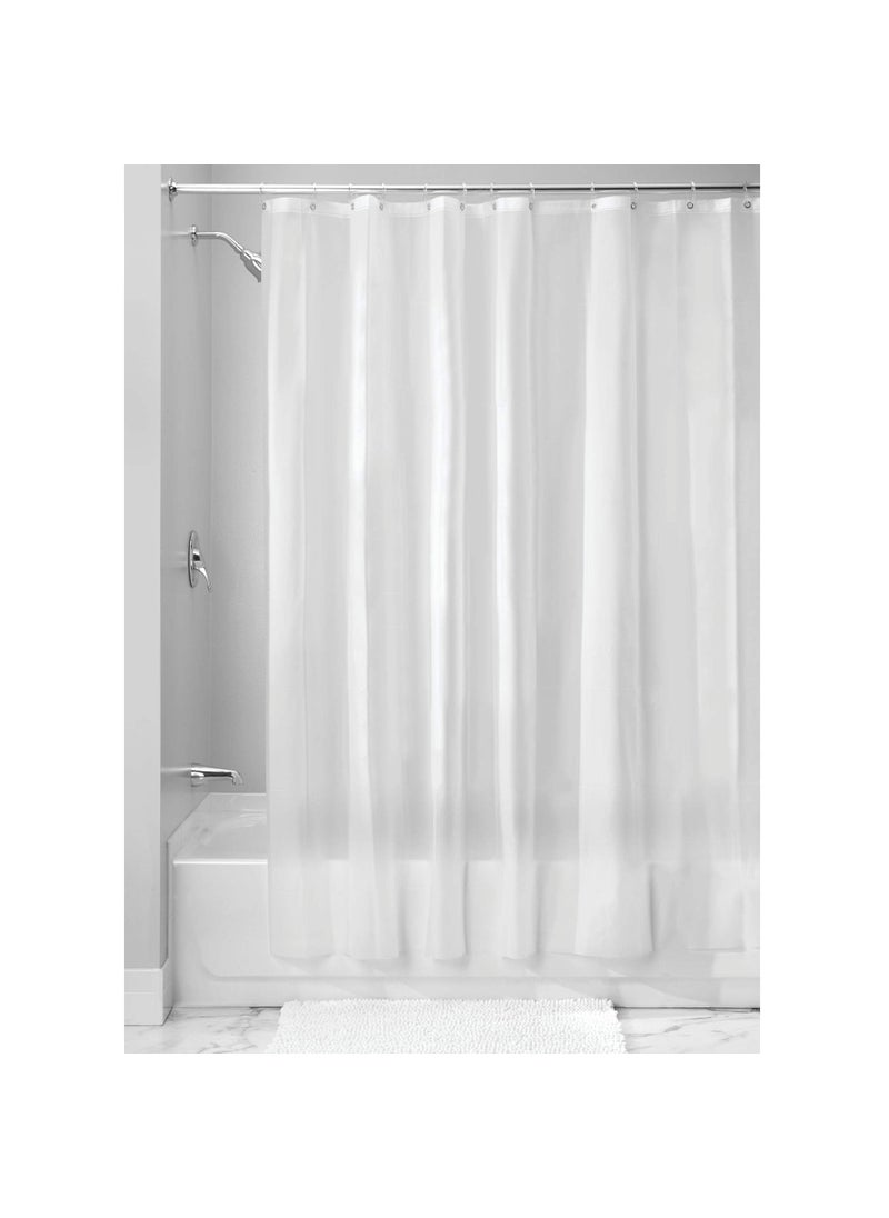 InterDesign InterDesign MildewFree EVA 55 Gauge Shower Liner Long 72 x 84 Frost 