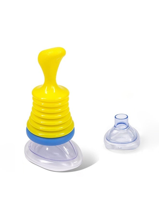 general Choking Rescue Device Breathing Trainer Asphyxia First Aid Mask Artificial Cardiopulmonary Device  - Image 1