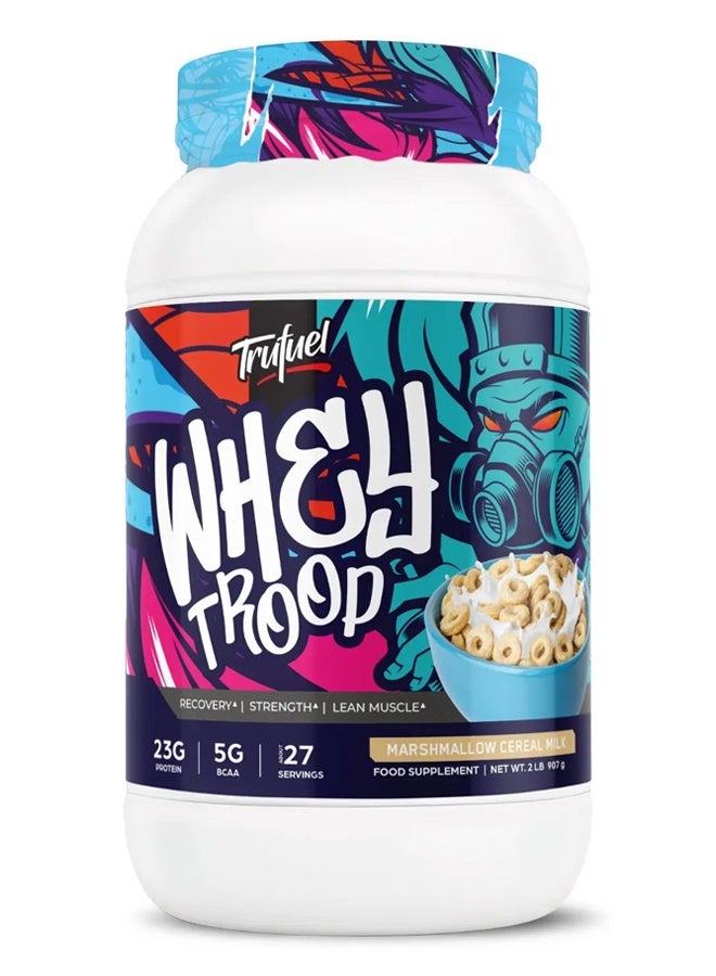 Trufuel Whey Troop Protein - 2Lb, Marshmallow Cereal Milk