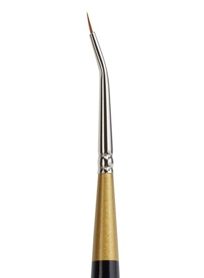 KINGART Premium Original Gold 9670M-10/0 Micro Detail TIGHTSPOT Detailer - Mini Thick Handle Series Artist Brush, Golden Taklon Synthetic Hair, for Acrylic, Watercolor, OGouache Painting, Size 10/0 - Image 4